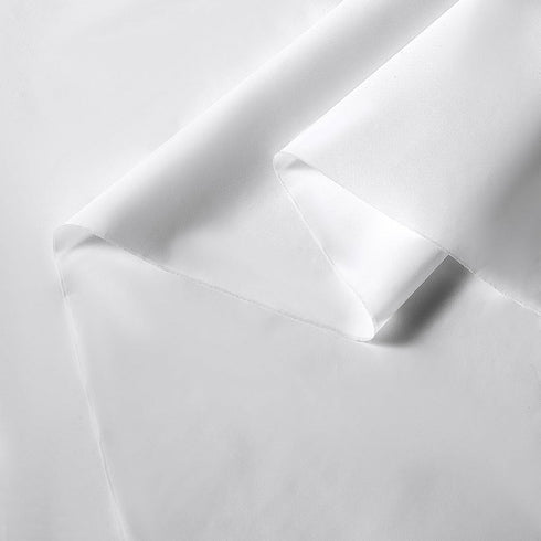 400T High Density Ultrathin White Matte Nylon Taffeta Waterproof Fabric 60" Wide Soft Warm Nylon Fabric for Clothing Sewing Down Jacket Outdoor In...