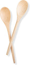 Wooden Cooking Spoons Set, 14 Inch Maple Wood Mixing Spoon, Mixing Salad, Sauce Soup Stirring Ladle, Nonstick Spoon Kitchen Serving Utensil with L...