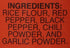 Konriko - No Salt Creole Seasoning 2.5 oz - Wheat Free - Gluten Free - No MSG...