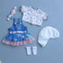 Reborn Baby Doll Clothes for 17-22 Inch Newborn Baby Doll Girl, Baby Doll Clothes Outfit Accessories fit 17-22 Inch Reborn Baby Doll Girl?Denim Sk...