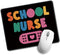 ICU School Nurse Rectangular Mouse Pad, Unique Nurses Day Mouse, Nurse Accessories for Work, Gifts for Nurse Practitioner, Nurse Graduation Gift, ...