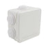 YXQ Electrical Junction Box Waterproof Outdoor Enclosure Squre Power Wire Hole with Cover Dustproof DIY Case ABS White(3.3" x 3.3" x 2")...