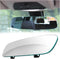 Car Rear View Mirror, 11.81 Inch HD Glass Frameless Automotive Panoramic Convex Interior Clip-on Wide Angle Mirror for Reduce Blind Spot, Universa...