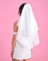 xo, Fetti Bridal Veil | Bachelorette Party Decorations, Bride To Be Gift, Bridal Shower, Wedding...