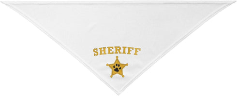 Costume Accessory Set Pet Dog Bandana,Costume Accessory Set Pet,for Halloween Christmas Cosplay Role Play Party (Sheriff-White)...