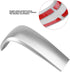 Dweekiy Gear Shift Cover Trim, Car Center Gear Shift Knob Cover Trim Chrome Stickers for Toyota Land Cruiser Prado J150 2010-2017...