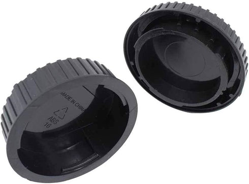 Front Body Cap and Rear Lens Cap Cover for Nikon D7500 D7200 D7100 D7000 D5600 D5300 D5200 D5100 D3500 D3400 D3300 D3200 D3100 D850 D810 D800 D750...