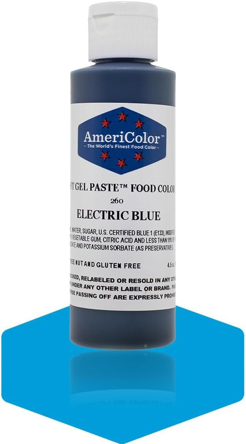 Americolor Soft Gel Paste Food Color, 4.5-Ounce, Electric Blue...