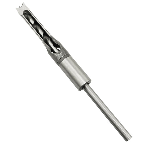 Woodworking Square Hole Drill Bit 1/2 High Carbon Steel Hollow Chisel Mortiser Power Tool Corner Chisel Square Auger Hole Opener Used for MDF Part...