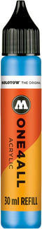 MOLOTOW ONE4ALL Acrylic Paint Refill, For ONE4ALL Paint Marker, Shock Blue Middle, 30ml Bottle, 1 Each (693.161)...