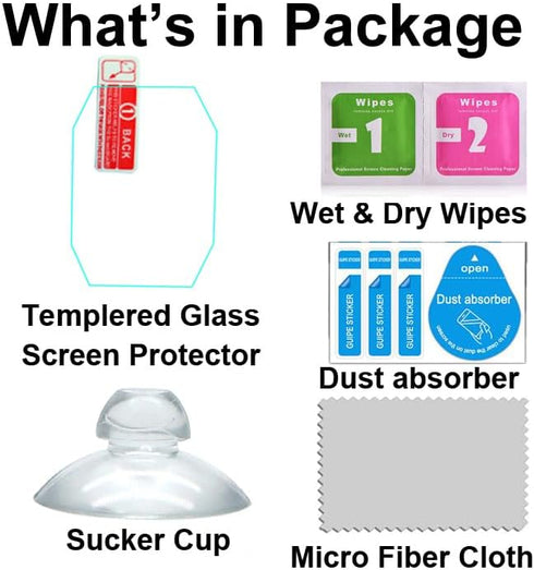 Tempered Glass Screen Protector Compatible with PUREROYI C20PR 1.83” Rugged Smart Watch, 3pcs, 9H...