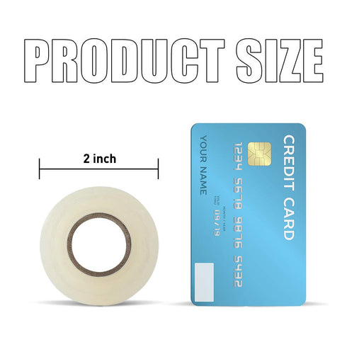 Silicone Self Fusing Rescue Tape - 1 Inch x 10 Feet Clear Insulation Rubber Sealing Tape for Emergency Pipe Hose Leak Sealing Repair...