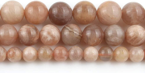 Yochus 8mm Sun-Stone Round Loose Beads Natural Stone Beads for Jewelry Making...