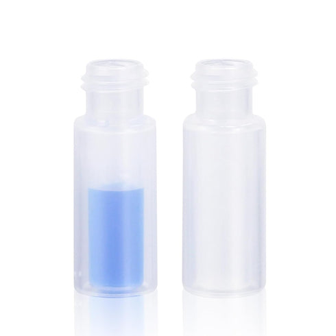 Polypropylene 0.7 ml Short Thread Micro-Vial, 32 x 11.6 mm, Transparent, ND9, 100 pcs/pk...