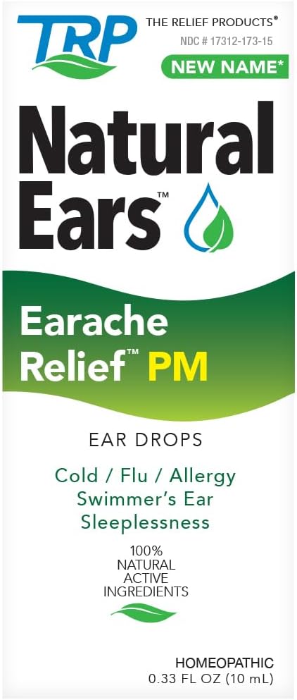 Homeopathic EarAche Relief PM Ear Drops - Nighttime Formula (0.33 Fl. Oz.)...