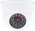 Dummy Fake Security Dome Camera Simulated Surveillance Cameras for Home & Business Security Outdoor/Indoor use with Flashing Red LED Light & Secur...