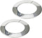 Wall Split Flange, Stainless Steel Round Escutcheon Plate for 3.58"/91mm Diameter Pipe, Pack of 2...