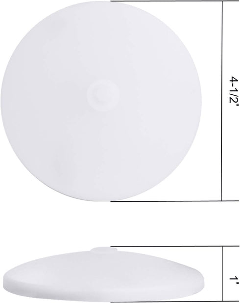 Facon 2-Pack Ultra Slim 4.5'' 12V RV Puck Lights w/Switch, SY-SM45 4000K Cool White LED Interior Lights for RVs, Camper Van, Boats, 12V Dome Light...