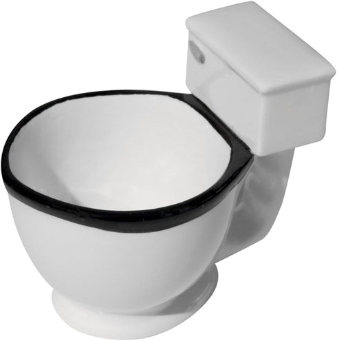 Evelots Toilet Mug Coffee Cup - Funny Gag Gift - Novelty Ceramic Candy Dish (10 Oz)...