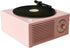 Vinyl Record Player Style Bluetooth Speaker Old Fashioned Classic Style Pink Cute Look Gift for Girls Bass Enhancement Loud Volume Speaker by Weto...