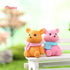 8Pcs Mini Resin Teddy Bear Figurines Cute Scarf Bears Desktop Ornaments Car Interior Decoration Garden FigurinesTiny Bear Statues Animals Sculptur...