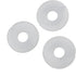 20PCS Glass Shower Door Handle Towel Bar Standoff Cover Assembly Replacement Transparent Plastic Screw Flat Washer Gasket for Glass Door Decorativ...