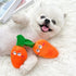 1Pc Orange Soft Dog Toys Cute Carrot Plush Chew Squeaker Sound Pet Puppy Supplies Durable Plush Dog and Cat Toys with Multi-Squeaks ?Dog Squeak To...