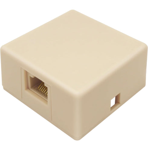 RJ31X Phone Jack Telephone Terminal Block with Shorting Bar Surface Mount 8 Screw Terminals to RJ31X 8P8C Female...