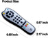 Kids Musical TV Remote Control Toy with Soft Light and Sound, Adjustable Volume Early Education Learning Remote Toy with English,French,Spanish Gi...
