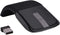Dpofirs 2.4GHz Foldable Arc Touch Mouse Mice USB Receiver for Computer Notebook (Black)...