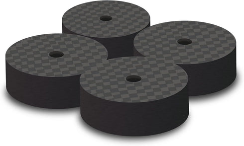 Monosaudio 4PCS Carbon Fiber Speaker Spike Floor Protectors 30x10mm Speaker Spikes Pads Subwoofer Isolation Feet Amplifier Feet for Audio,Speakers...