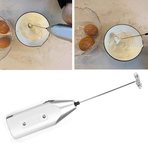 Electric handheld mixer, handheld mixer electric mixer, for coffee cooked egg milk...