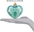 Old World Christmas Ornaments Baby Boy's Footprint Glass Blown Ornaments for Christmas Tree...