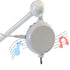 Crib Mobile Motor Built in SD Card, White Baby Mobile Rotary Music Box with Rotating Hook?0-100 Volume Control,Baby Mobile Music Box Spinner Porta...