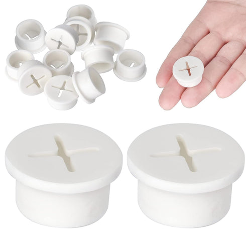 12 Pcs Cable Cord Grommet Silicone Cable Grommet 1" Wire Hole Cover Cable Management Wire Organizer Cable Pass Through Desk Grommet for Table, Com...