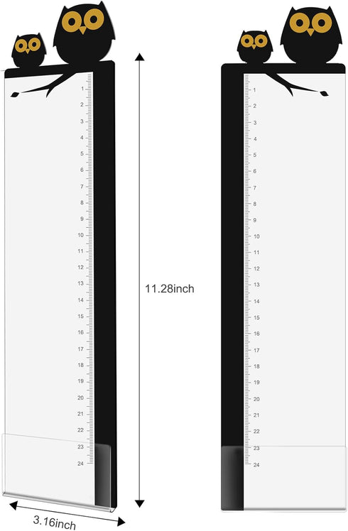Office Desk Accessories 2pcs Multifunction Computer Monitor Memo Board - Office Supplies for Women Men Computer Sticky Note Holder Home Decor (Owl...