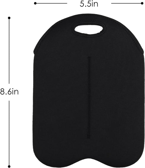 vzaahu Wine Bottles Carrier Bag Neoprene Wine Tote Holder Insulated Cooler Protector Sleeve for Christmas Gift, Wedding, Birthday, Travel, Picnic,...