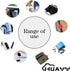 HUAYY Sew on Hook and Loop Style?Non-Adhesive Nylon Strips Fabric?Black (6in x 1yd)...