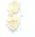 12 Pairs Beige Sewing Chinese Closure Buttons Closure Knot Frog Buttons Vintage Fastener for Cheongsam Cloak Coats and DIY Sewing Accessory 60x23m...