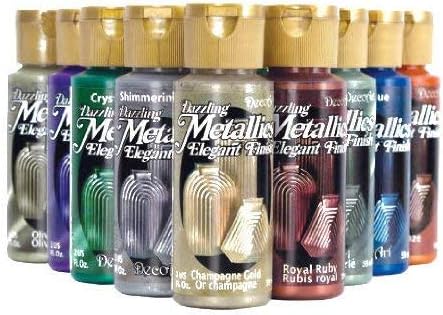 DecoArt Dazzling Metallics 2-Ounce Splendid Gold Acrylic Paint...