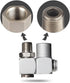 Air Tool Swivel Fitting 4Pcs 1/4 Inch NPT Industrial Swivel 360 Degree Swivel Air Hose Connector Portable Air Tool Adapter...