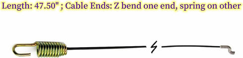946-04230B Auger Clutch Cable for Cub Cadet Troy-Bilt & MTD Snow Blower 746-04230, 746-04230B, 946-04230, 946-04230A (2-Pack)...
