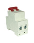 DC Miniature Circuit Breaker 6A 500V 2 Pole, DIN Rail Mount DC Circuit Breaker for Battery and Solar System, Red...