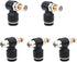 Beduan Pneumatic Air Flow Control Valve 8mm Tube OD x 1/4" Male Thread Push to Connect Elbow 90 Degree Switch Valve Adapter Fitting (Pack of 5)...
