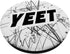 Yeet Meme Black and White Abstract Pattern Boys PopSockets PopGrip: Swappable Grip for Phones & Tablets PopSockets Adhesive PopGrip...