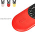 Cute Personal Mini Fan, Handheld & Portable USB Rechargeable Fan with Beautiful LED Light, 3 Adjustable Speeds, Portable Holder, for Indoor Or Out...