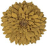 3D Flower Decorative Throw Pillows with Inserts Included Handmade Round Pillow Accent Cushions Home Couch Chair Decor Yellow 13 x 13 Inch...
