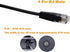 RJ9 Male to 3.5mm Female Plug Headset Jack Phone Audio Adapter Cable Not Compatible with RJ11...