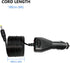 DC 12V Car Charger for Portable DVD Player, Replacement Car Cigarette Lighter Adapter Power Cord for Sylvania/DBPOWER/UEME/HDJUNTUNKOR/DRJ Portabl...