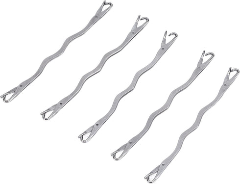 5Pcs Knitting Machine Repair Needles Double Ended Stainless Steel Knitting Loom Machine Sewing Needles Knitting Tools Accessories Hook Kits...